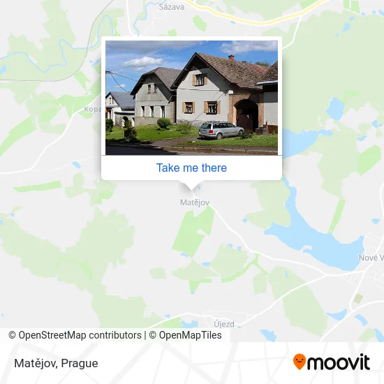 Карта Matějov
