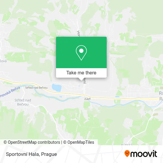 Карта Sportovní Hala
