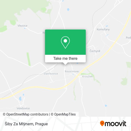 Šiby Za Mlýnem map