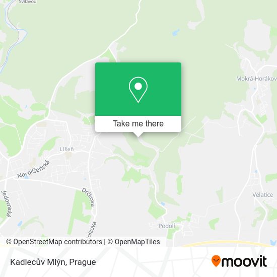 Kadlecův Mlýn map