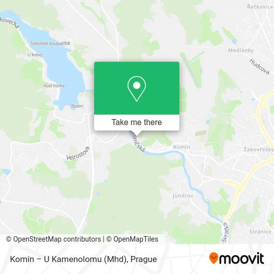 Карта Komín – U Kamenolomu (Mhd)