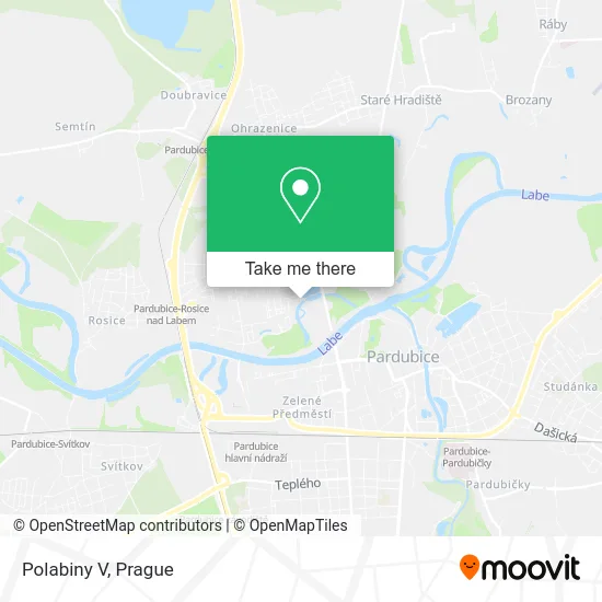 Карта Polabiny V