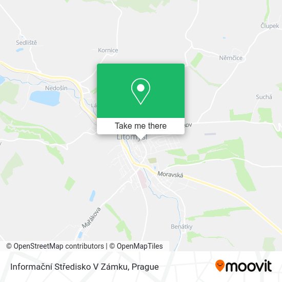 Informační Středisko V Zámku map