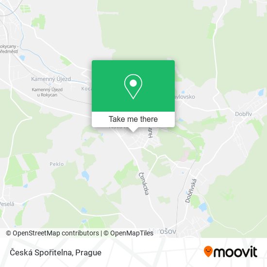 Česká Spořitelna map