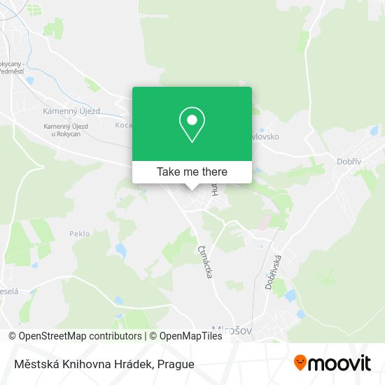 Městská Knihovna Hrádek map