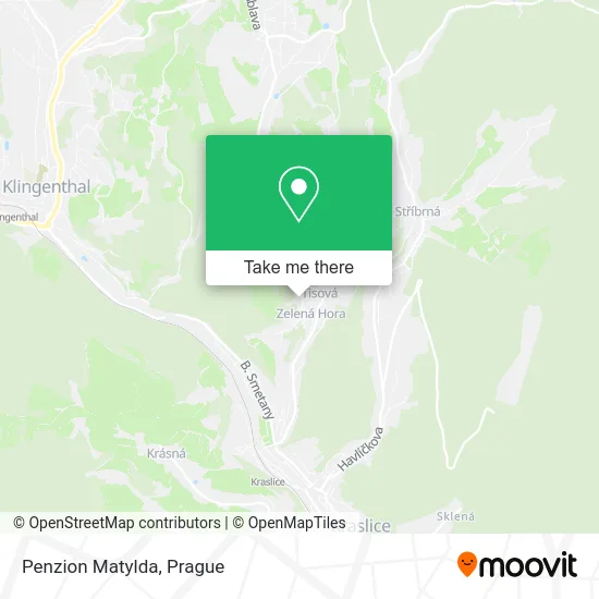 Карта Penzion Matylda