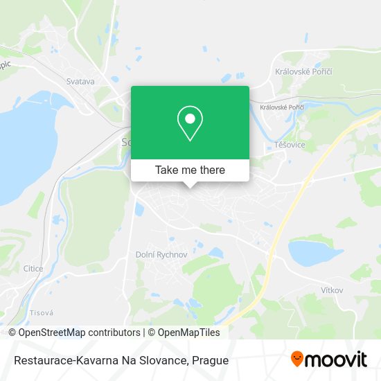 Restaurace-Kavarna Na Slovance map
