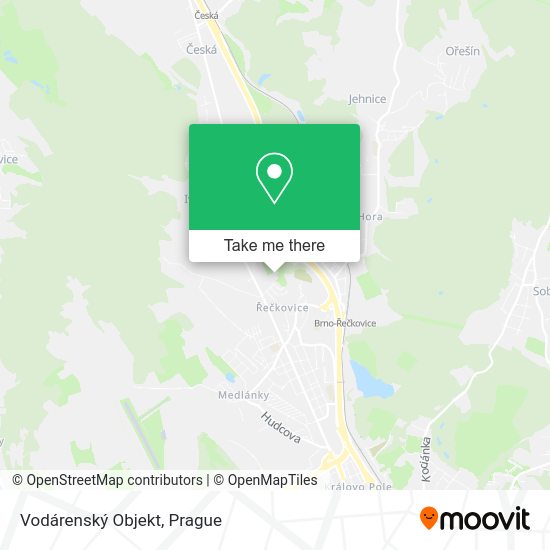 Vodárenský Objekt map