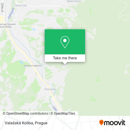 Valašská Koliba map