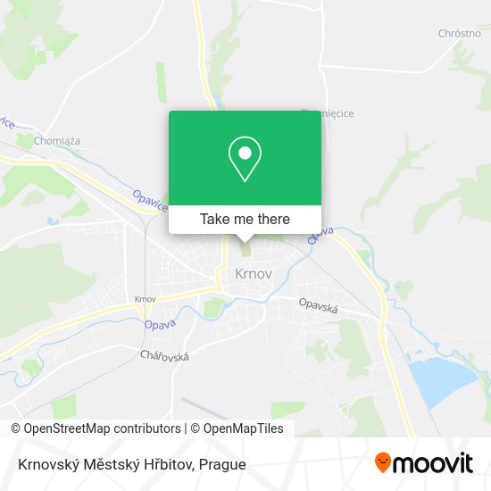 Krnovský Městský Hřbitov map
