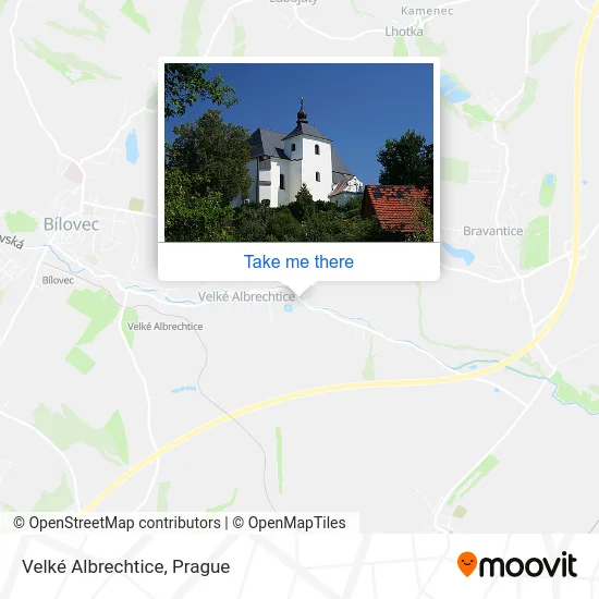 Карта Velké Albrechtice
