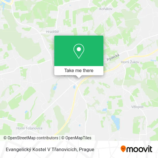 Evangelický Kostel V Třanovicích map