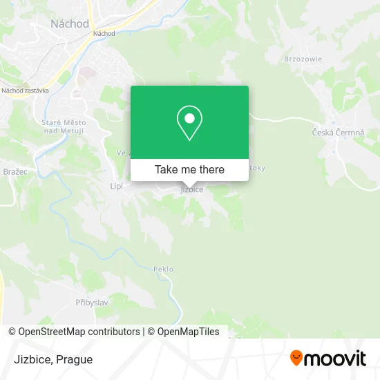 Карта Jizbice