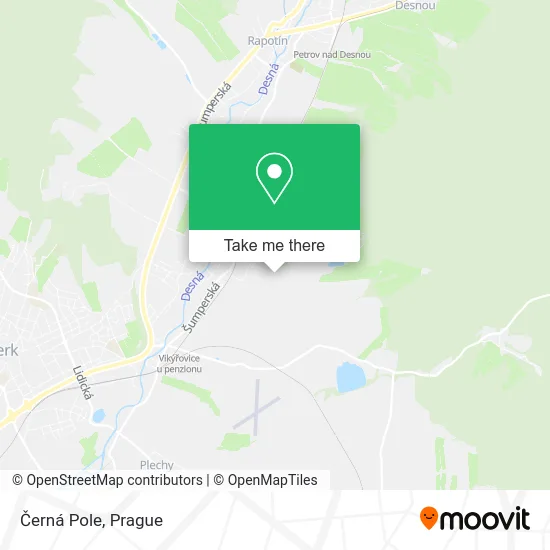Карта Černá Pole