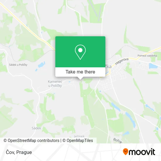 Карта Čov