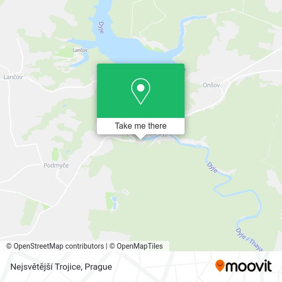 Nejsvětější Trojice map