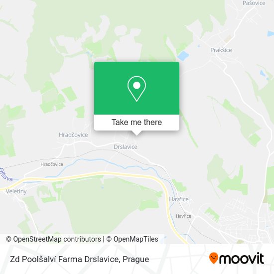 Zd Poolšalví Farma Drslavice map