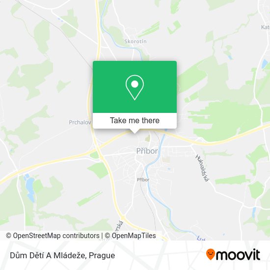 Dům Dětí A Mládeže map