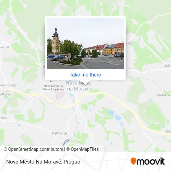 Nové Město Na Moravě map