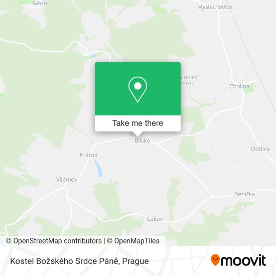 Kostel Božského Srdce Páně map
