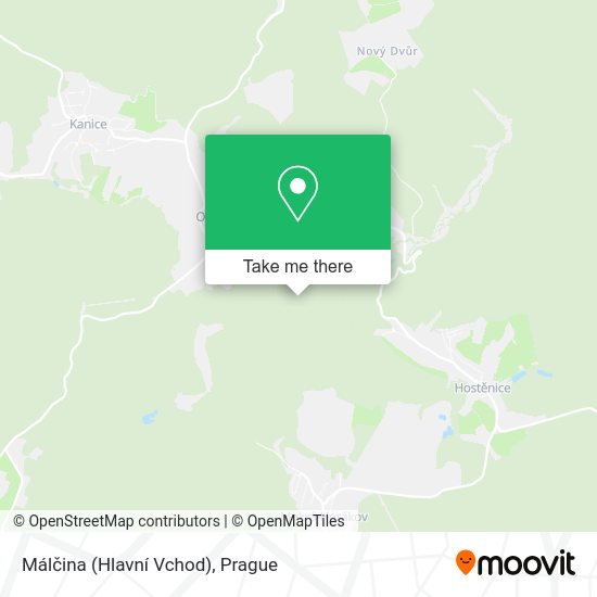 Málčina (Hlavní Vchod) map