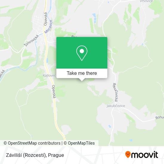 Záviliší (Rozcestí) map