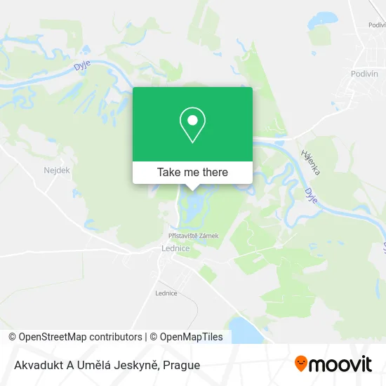 Карта Akvadukt A Umělá Jeskyně