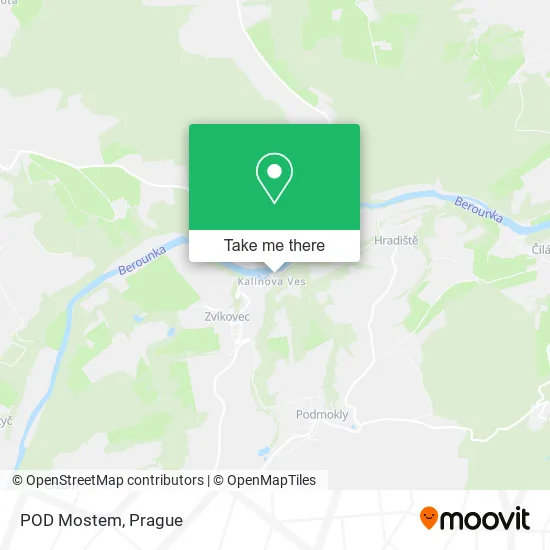 Карта POD Mostem