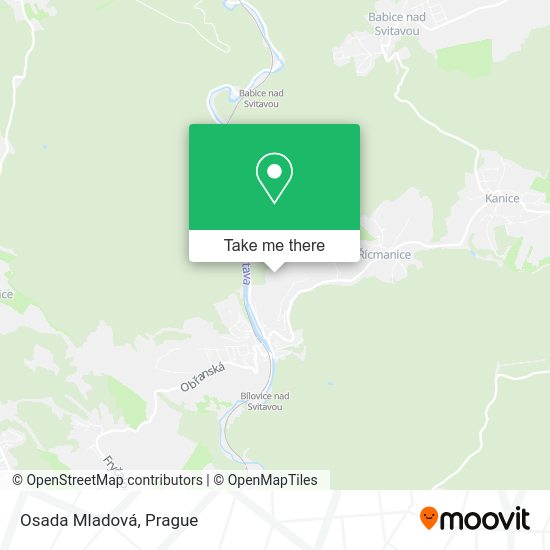 Карта Osada Mladová