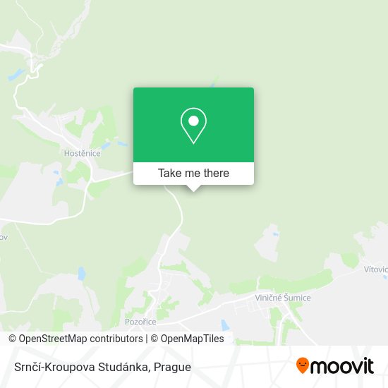 Srnčí-Kroupova Studánka map