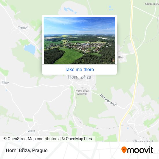 Horní Bříza map