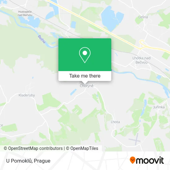 Карта U Pomoklů