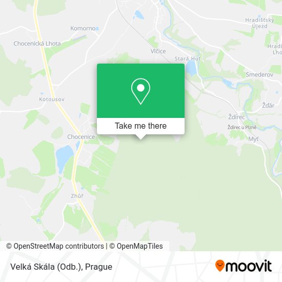 Карта Velká Skála (Odb.)