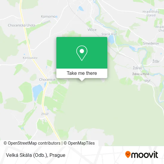 Карта Velká Skála (Odb.)