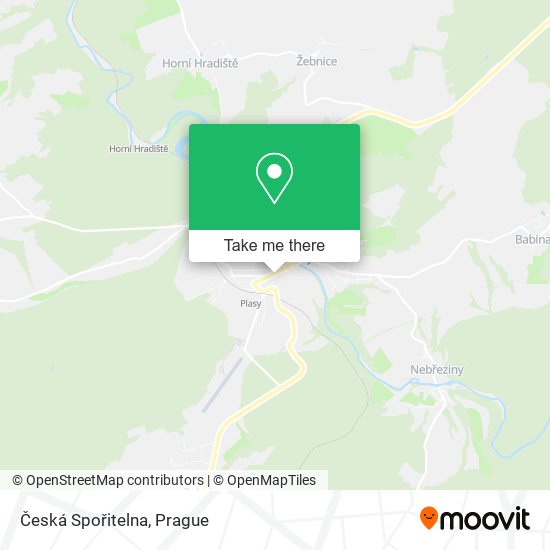 Česká Spořitelna map