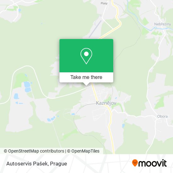 Карта Autoservis Pašek