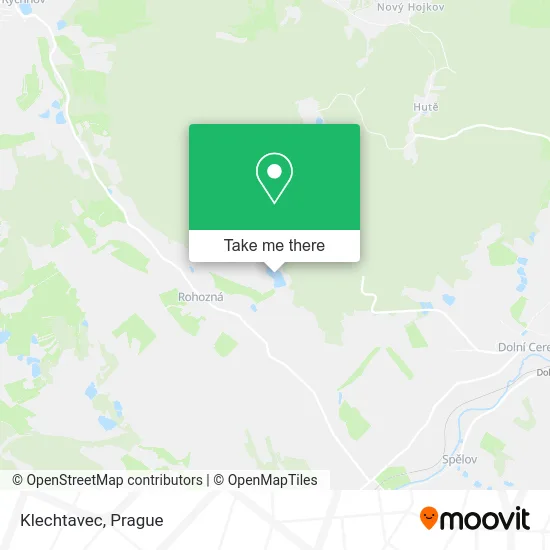 Карта Klechtavec