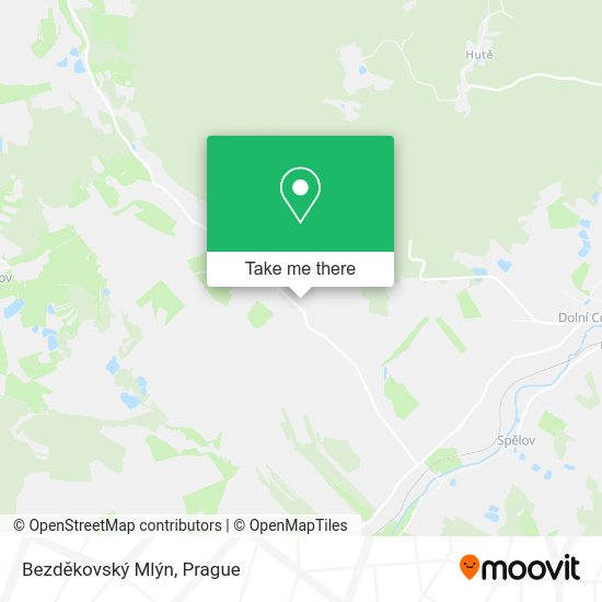 Bezděkovský Mlýn map