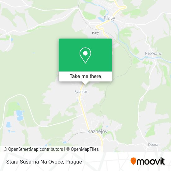 Stará Sušárna Na Ovoce map