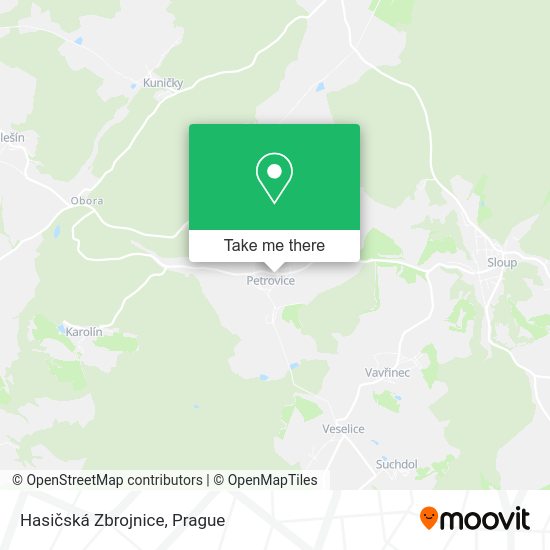 Hasičská Zbrojnice map
