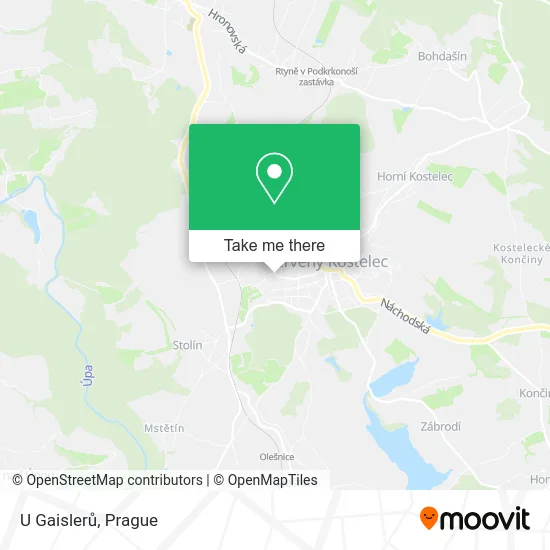 Карта U Gaislerů