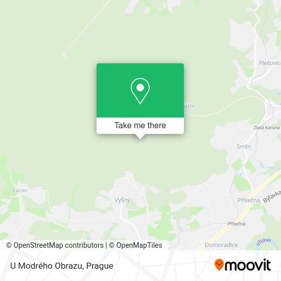 Карта U Modrého Obrazu