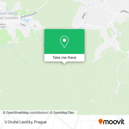 U Druhé Lavičky map