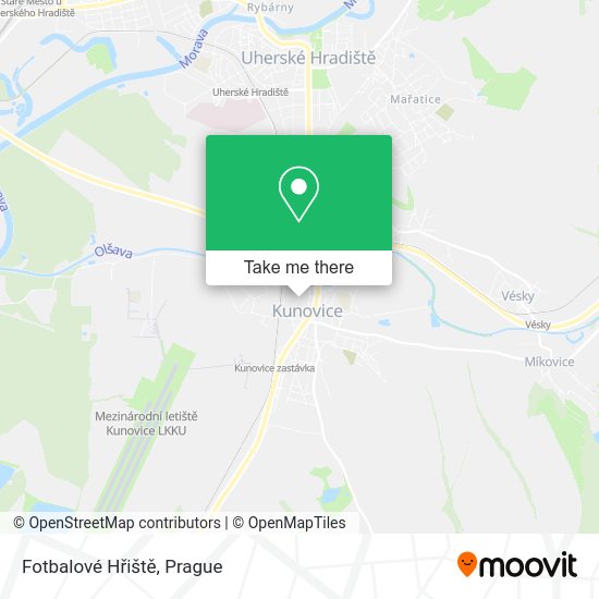 Fotbalové Hřiště map