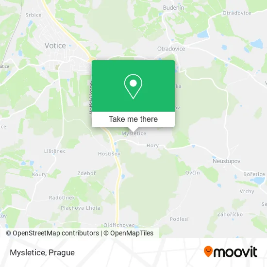 Карта Mysletice