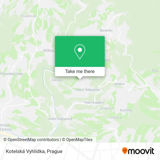Карта Kotelská Vyhlídka