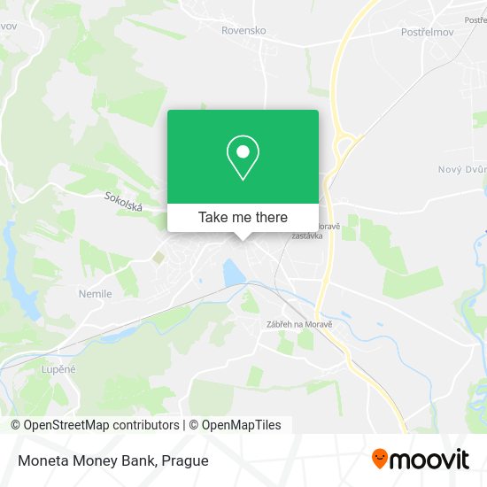 Moneta Money Bank map