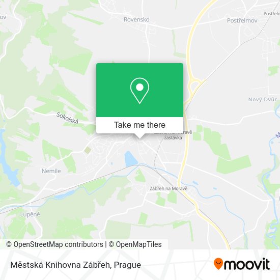 Městská Knihovna Zábřeh map