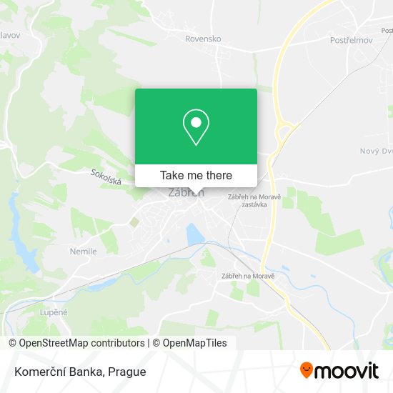 Komerční Banka map