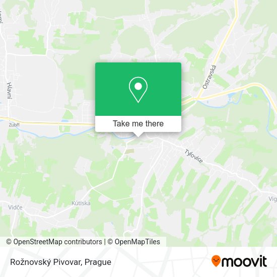 Rožnovský Pivovar map